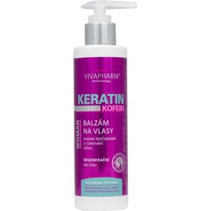 Keratin Regenerating Hair Balm With Caffeine For Women 200 Ml