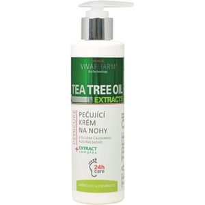 Herb Extract® Voetcrème met Tea Tree Olie -200 ml - verzacht eelt, heeft antibacterieel effect, beschermd tegen schimmel en kloven