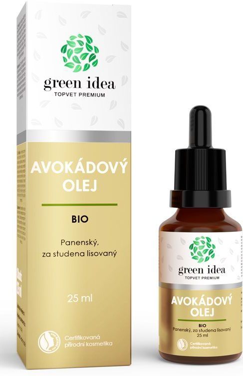 Green Idea - Avocado-olie - Gezichtsolie - 25 ml - Veganistisch Koudgeperst
