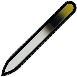 Mont Bleu glazen nagelvijl in een fluwelen zakje, regenboogkleuren, echt getemperd Tsjechisch glas – levenslange garantie – handgemaakt in Tsjechië – beste nagelvijlen voor natuurlijke nagels