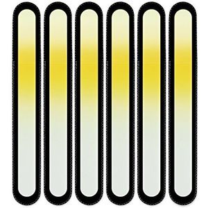 Mont Bleu groot glazen nagelvijl in een fluwelen zakje, regenboogkleuren, echt getemperd Tsjechisch glas – levenslange garantie – handgemaakt in Tsjechië – beste nagelvijlen voor natuurlijke nagels