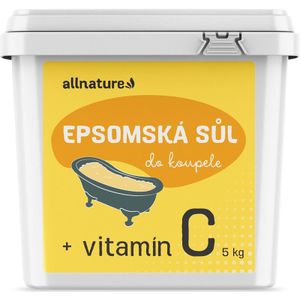 Allnature - Epsom Salt + Vitamine C - Badzout - 5000 g