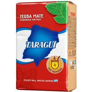 Yerba Mate Thee Taragui Con Palo 1 kg + Gift Sample (40g): Rijk aan antioxidanten en vitamines, versnelt de stofwisseling, suikervrij | Argentinië