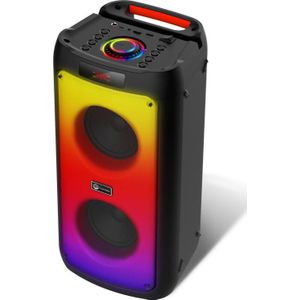 Connect IT Hyperbass BEAT+ bluetooth party-weergever,2x30W,BT,USB,MicroSD,microfoon,DO,ČERNÝ (10 h, Oplaadbare batterij), Bluetooth luidspreker, Zwart