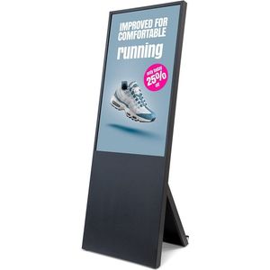 Digitaal A-Bord Spectrum Met 43" Samsung Scherm Zwart