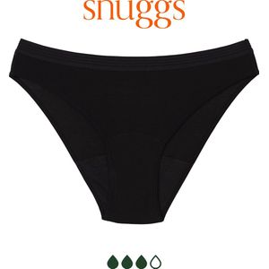 Snuggs - Brief Tencel Lyocell Heavy - Black - Menstruatiebroekje - 1 st
