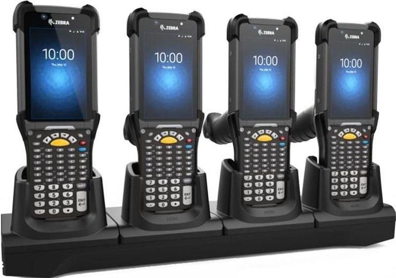 Zebra CRD-MC93-4SETH-01 - Dockingstation - Voor Barcode-Scanners - Ondersteunt Tot Vier Apparaten