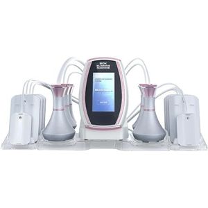 Schoonheidsapparaat, afslankapparaat 80k Cavitatie Ultrasone lichaamsafslankmachine Rf Anti-rimpelmassage Huidverstrakkingsapparaat (Color : 6in1pink)