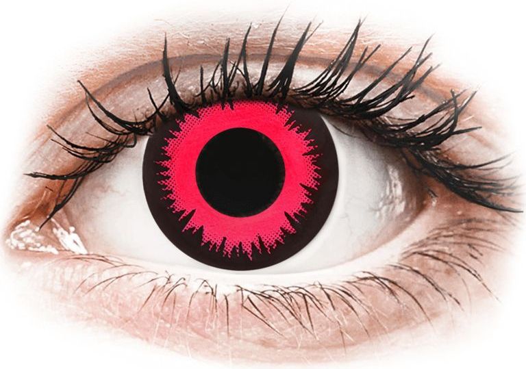 CRAZY LENS - Vampire Queen - met sterkte (2 gekleurde daglenzen)