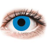 CRAZY LENS - Sky Blue - zonder sterkte (2 gekleurde daglenzen)