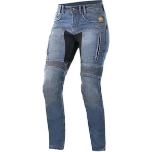 Trilobite 661 Parado - Lichtblauw - Dames Jeans - Slim Fit - Motorjeans