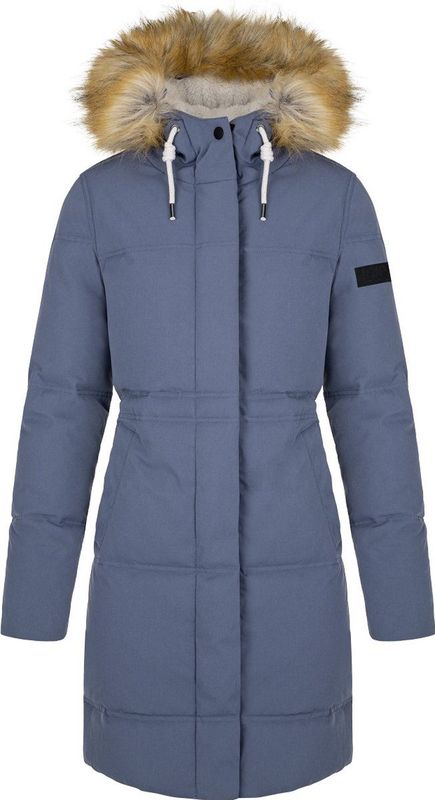 Waterdichte dames winterjack narnia grijs l - warm en trendy