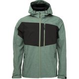 Winddichte Softshell Herenjas Loaf Ladan Groen/Zwart 2xl