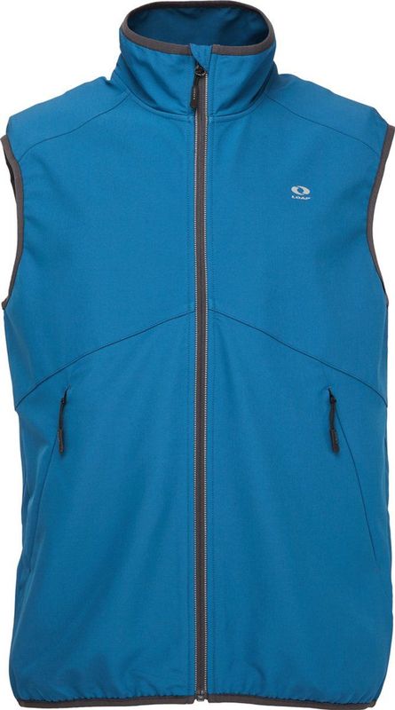 Herenvest van blauw wol - elegant en comfortabel