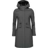 Softshell -jas voor dames lunara donkergrijs l