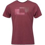 Heren t -shirt loap bohem Rood L - Katoen & Casual Fit