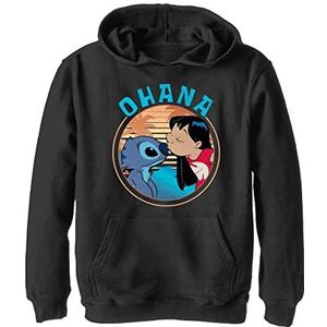 Disney Lilo & Stitch - Lilo And Stitch Ohana YTH Hoodie Jet black 5/6