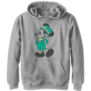 Disney Mickey Mouse St. Patrick's Day Leprechaun Hoodie voor jongens, grijs gemêleerd, Athletic S, Athletic grijs gemêleerd