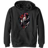 Marvel Jongens Spiderman Reg W Symbool Hoody, Zwart, XL, zwart, XL