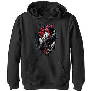 Marvel Jongens Spiderman Reg W Symbool Hoody, Zwart, XL, zwart, XL