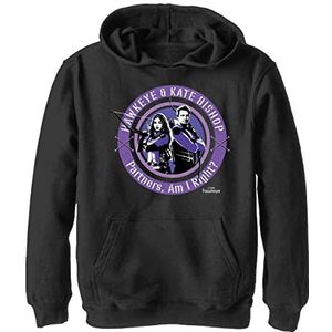 Marvel Hawkeye Hawkeye Kate Stamp Capuchonsweater, zwart, S, zwart, S, zwart, S, zwart, S