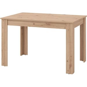 Uitschuifbare eettafel voor 4 tot 6 personen - Lichte houtlook - VENOLA