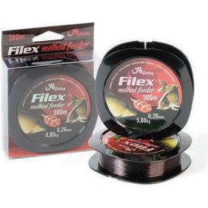 Filex Method Feeder Line - 0.24mm - 300m - 7.90kg - Method Feeder Lijn - Nylon Vislijn