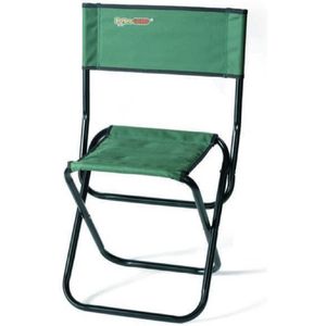 EXC Folding Chair w/ Backrest - Opvouwbaar Visstoeltje met rugleuning - Viskrukje - vouwstoel - Vissersstoel/Campingstoel/Kampeerstoel