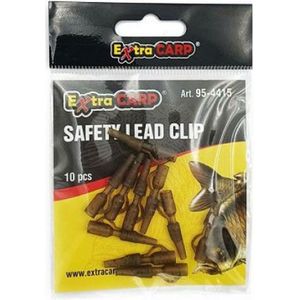 Extra Carp Safety Lead Clip - 10 stuks - Camo Loodclips