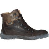 Track - Style 0039768 - Veterschoenen - Zwart - Vol Rubberen Zool