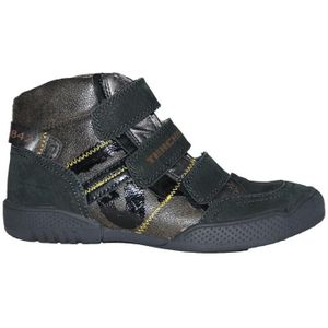 Track Style - 0039797 - Klittenbandschoenen - Zwart - Leer