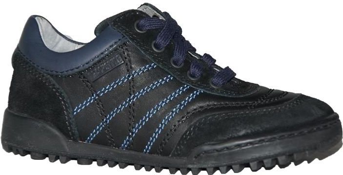 Bunnies - Track Style 0030796 - Veterschoenen - Leer - Zwart