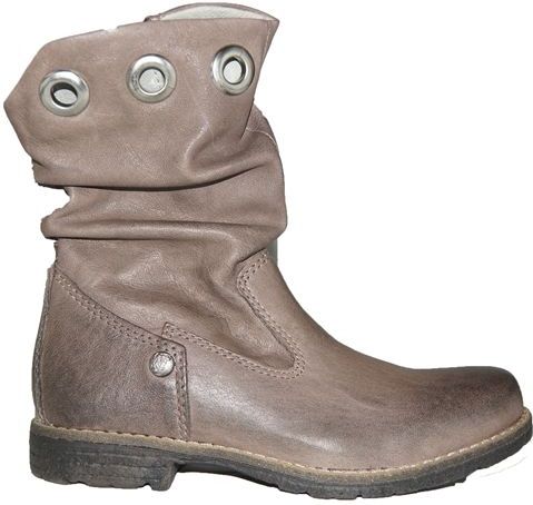 Twins 0032645 Enkellaarzen - Leer - Wijdte 5 - Meisjes