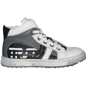 Track Style - 0033067 - Veterschoenen - Black / White - Leer