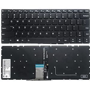 Laptop Vervanging US Layout Backlit Toetsenbord voor Lenovo IdeaPad 310S-14 310S-14ISK 310S-14AST 510S-14 510S-14ISK 510S-14IKB 710S-14 Zwart
