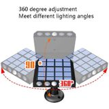 LED Solar Sensing Outdoor Wall Lamp Markeer Smart Simulation Camera Road Light (Warm White 3000K)