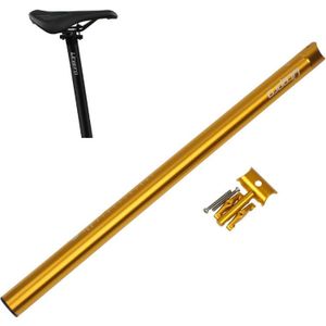 Litepro 412 opvouwbare fiets seatpost 33.9mm LP Plum Blossom Seat Tube  Kleur: Goud