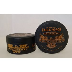 Eagle Force Wax 2 x 150 ML - Aquatic Design - Ultra Shine - Maximum Strong - Haar Wax - Hair Styling Wax - Frisse Haar Wax