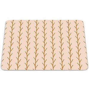 Questo Casa, Rechthoek digitaal bedrukte muismat, antislip onderkant, voor kantoor en thuis, afmetingen: 22x18 cm