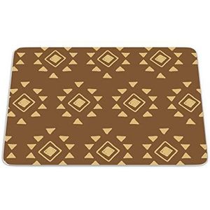 Questo Casa, Rechthoekige muismat met digitale print, antislip onderkant, voor kantoor en thuis, 22 x 18 cm