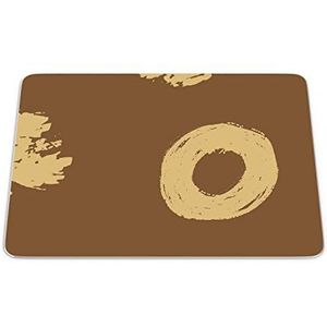 Questo Casa, Rechthoek digitaal bedrukte muismat, antislip onderkant, voor kantoor en thuis, afmetingen: 22x18 cm