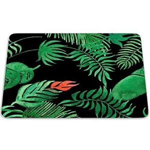 Questo Casa, Rechthoekige muismat met digitale print, antislip onderkant, voor kantoor en thuis, 22 x 18 cm