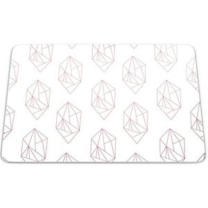 Questo Casa, Rechthoek digitaal bedrukte muismat, antislip onderkant, voor kantoor en thuis, afmetingen: 22x18 cm