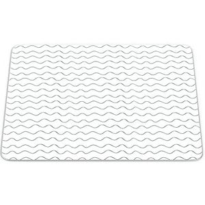 Questo Casa, Rechthoekige muismat met digitale print, antislip onderkant, voor kantoor en thuis, 22 x 18 cm
