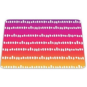 Questo Casa, Rechthoekige muismat met digitale print, antislip onderkant, voor kantoor en thuis, 22 x 18 cm