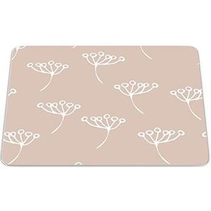 Questo Casa, Rechthoek digitaal bedrukte muismat, antislip onderkant, voor kantoor en thuis, afmetingen: 22x18 cm
