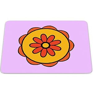 Questo Casa, Rechthoek digitaal bedrukte muismat, antislip onderkant, voor kantoor en thuis, afmetingen: 22x18 cm