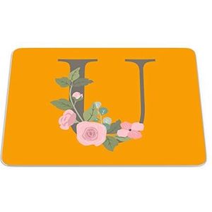 Questo Casa, Rechthoek digitaal bedrukte muismat, antislip onderkant, voor kantoor en thuis, afmetingen: 22x18 cm