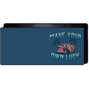 Rechteckiges, digital bedrucktes Stoff-Gaming-Mauspad, rutschfeste Unterseite, schwarz genähter Rand für FPS, MOBA, Einzelspieler-Spiele XL, Größe: 90 x 40 cm