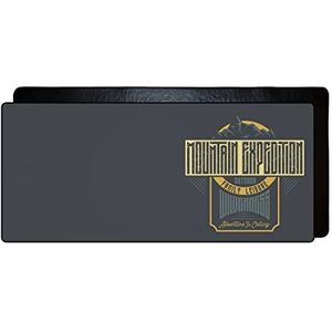 Rechthoekige muismat met digitaal bedrukte stof, antislip onderkant, zwarte rand, voor FPS, MOBA, single spel, maat XL, 90 x 40 cm